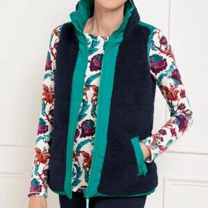 Talbots Reversible Sherpa Puffer Vest